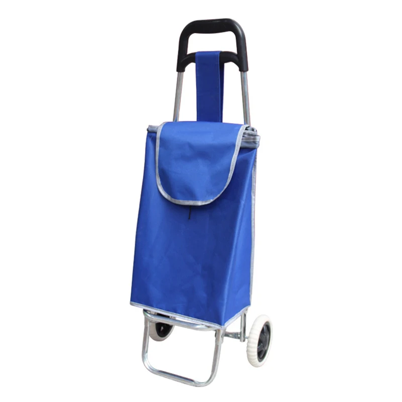 Unionpromo Custom supermarket shopping trolley bag folding shopping trolley bag shopping cart trolley