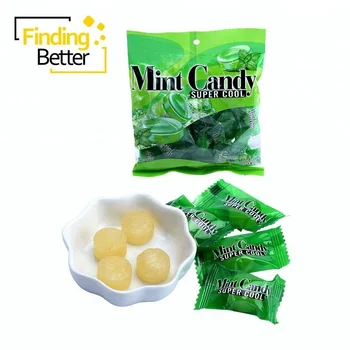 Halal Bulk Extra Strong Mint Clearly Fruit Hard Candy Sugar Fresh Breath Xylitol Mint Candy