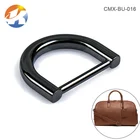 D Ring Alloy Metal Ring Hot Sale 1" Gunmetal Metal D Ring Zinc Alloy Custom D-ring For Bags