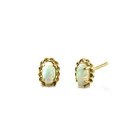 Opal Jewelry Opal 2021 Fashion 925 Silver Opal Stud Earrings Jewelry