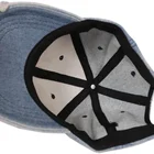 Fashion Cap Distressed Hats Cotton Denim Fashion Vintage Distressed Worn Out With Multi Embroidery Emblem Patch Logos Hat Cap