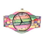 Watches Men Mans Bamboo Watches Engraved Men Leather And Wooden Band Quartz Multi Colors Decoration Wristwatch Mans