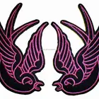 Iron Patch Applique Patches Swallow Bird Biker Rockabilly Sew Iron On Motif Patch Applique