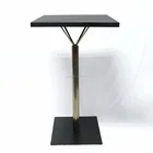 Table Outdoor Commercial High Pub Table With Metal Top Outdoor Metal Bar Table