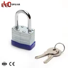 Factory Padlock Best Quality Custom Red Reinforced Laminated Safety Padlock