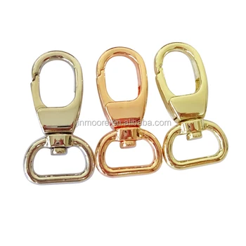 Hanging Plated Metal Swivel Snap Hook With Triangle Ring Wholesale