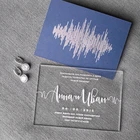Card Wedding Wedding Cards High End Gold Foil Acrylic Invitatioon Card Wedding Invitation Card Custom