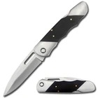Knife Pocket Knife Hot Sell Essential Knife Pocket Knife With Black Pakkawod Handle