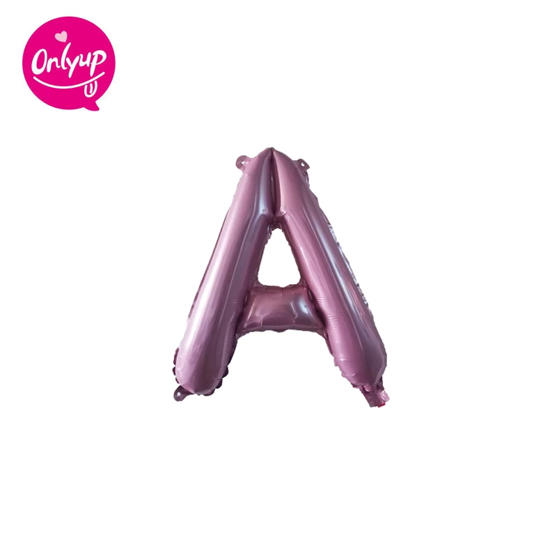 helium foil letter balloons