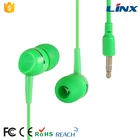 Mp3 Cute Plastic Earphones Promotional MP3 MP4 Players Cute Earphones With Plastic Case