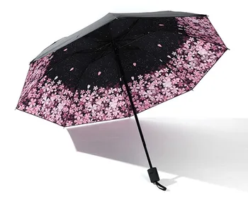 hot sale 21''  8k 3 fold  manual  folding manual advertising gift  umbrella with customized logo