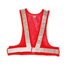 Stylish Vest Mesh Vest Wholesale Stylish Security Visibility Knitted Red Mesh Safety Vest With China