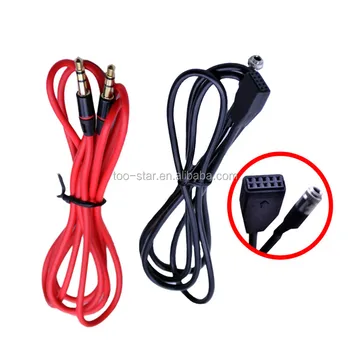 Car Audio Female AUX IN Input Interface Adapter Cable 3.5mm