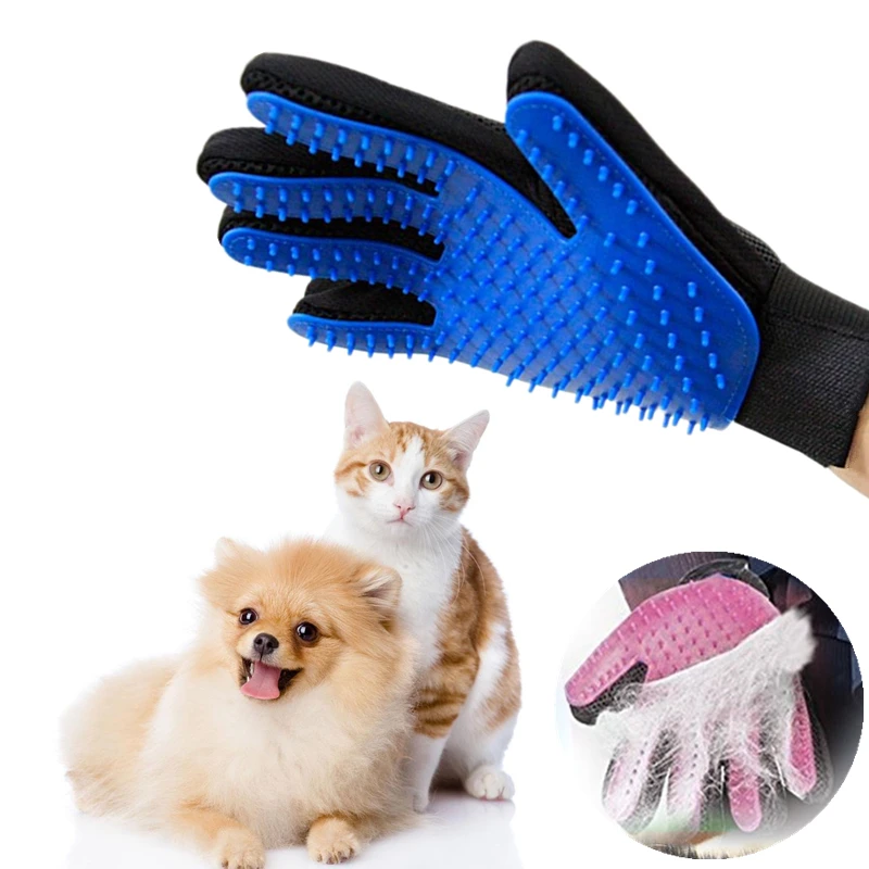 cat combing glove