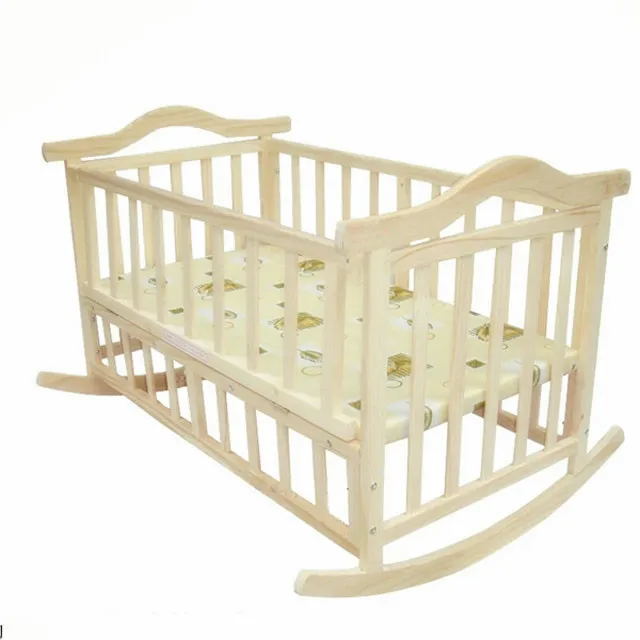 Indoor Comfortable Wooden Baby Sleeping Bed Cot Baby Swing Rocking Cot Buy Baby Cot Baby Bed Cot Baby Rocking Cot Product On Alibaba Com