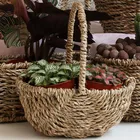 Plants Plant Baskets Lovely Plants Natural Seagrass Flower Basket