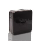 Tinplate Box Custom Printing Glossy Vanish Surface Square Tinplate Gift Package Boxes With Or Without Hinge