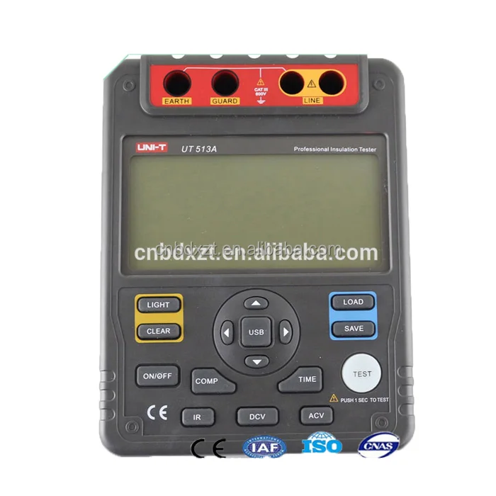 UNI-T UT513 Digital Insulation Resistance Tester Meter Megger 1000G OHM 220V 