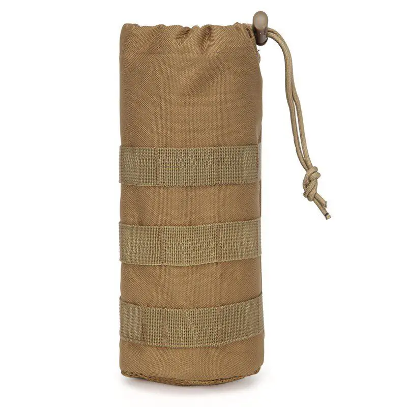 Tactical Molle Water Bottle Bag Outdoor Military Hiking Belt Holder Kettle Pouch 