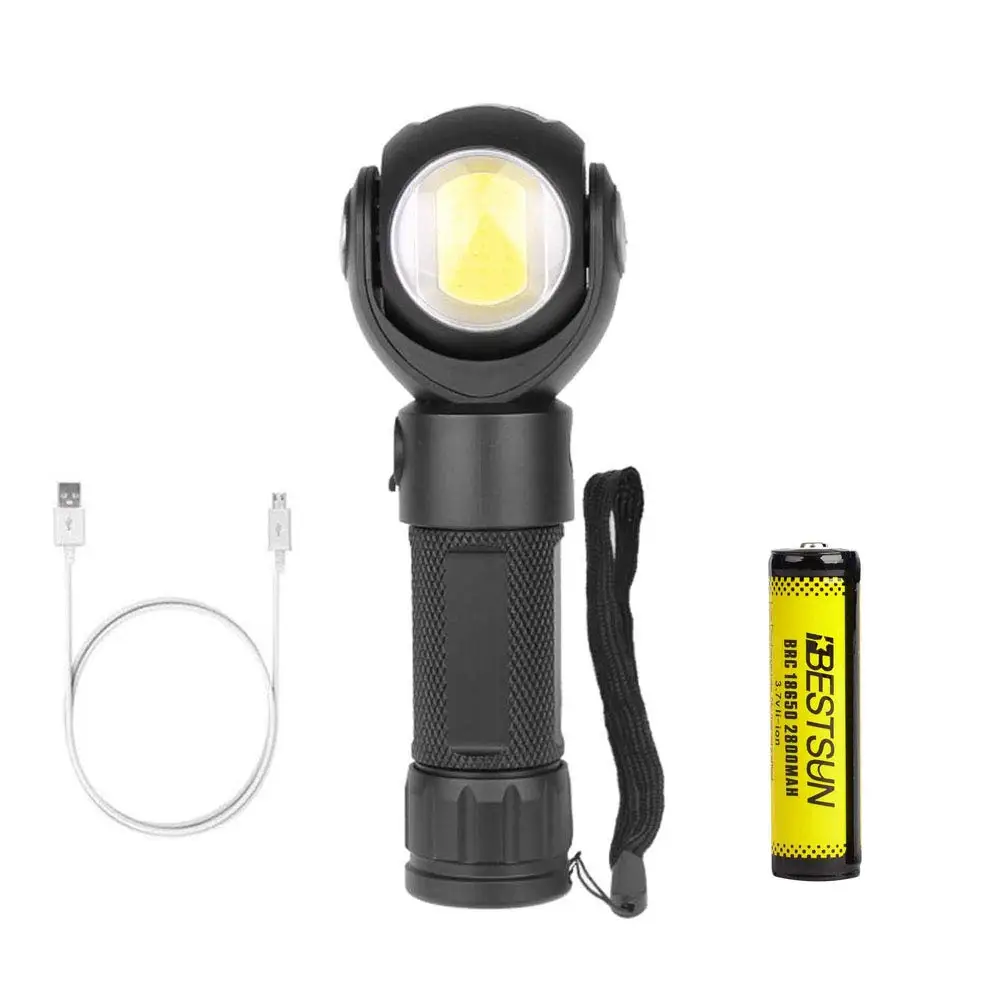 LED Battery Free Magnetic Shake Flashlight Waterproof Emergency Portable Light 