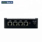 Quad Core Server Firewall Server Quad Core J3160 CPU Aes-ni Fanless Pfsense Firewall Nuc Mini Computer Server