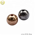 Beads Pendant Name Pendant Custom Name Logo Metal Beads Decorative Round Jewelry Metal Pendant