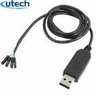 Usb To Adapter PL2303 PL2303HX USB To UART TTL Cable Module 4p 4 Pin RS232 Converter Serial Adapter Cable