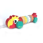 Toys Children Wooden Child Toy Hot Sale Parrot Educational Pull Wooden Math Toys For Children