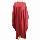 Red Capes Red Red Color Waterproof Hairdressing Capes Custom Hair Salon Gowns For Barbershop