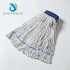 Mop Heads Commercial Commercial Cotton Polyester Wet Replacement Mop Head For Hotel