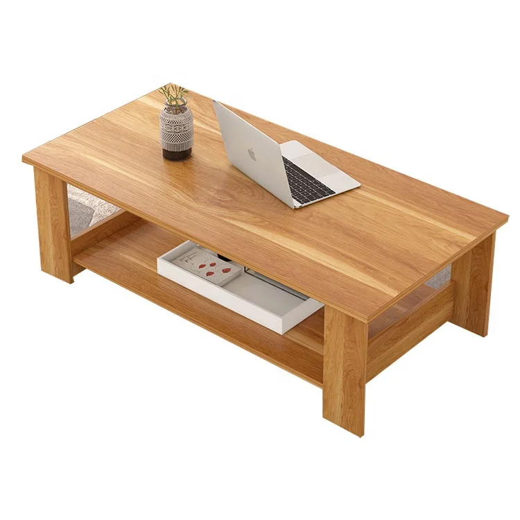 best selling modern factory price wooden coffee table for living room