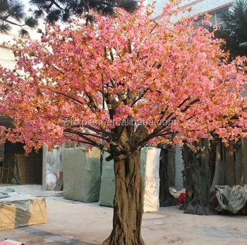 5 meters high huge artificial Sakura Tree plastic tree branches silk cherry trees