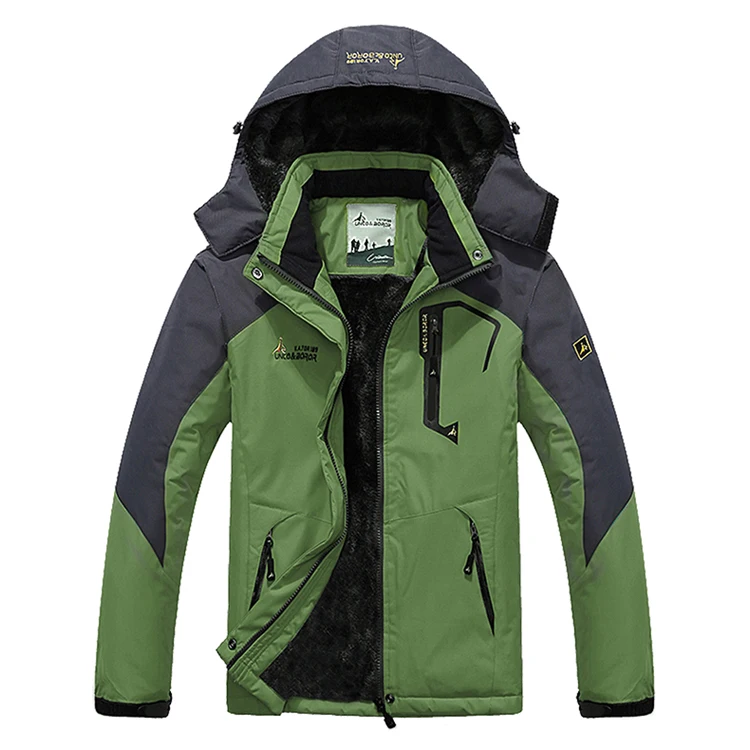 Outdoor Men Sport Coats Winter Men Fleece Jacket Hiking Camping Waterproof Windproof Raincoat