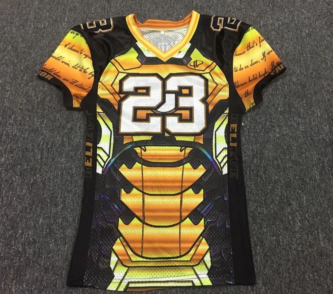 BETHERIVAL Custom Pattern New Design Football Uniform Jersey Flag Football Uniform Jersey details