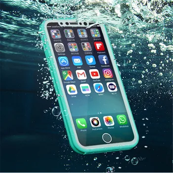 2022 360 full soft rubber slim tpu waterproof phone cases for iphone x 8 7 plus water proof back cover 11 12 13 pro max case