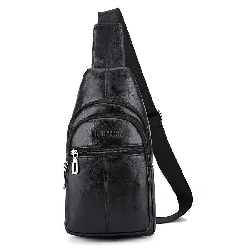 Tripman-bolso De Pecho De Cuero Sintético Para Hombre,Bandolera De Tela  Suave,Barata,Con Bolsillo Para Teléfono Y Monedero - Buy Bolso Para Hombres,Bolsillo  En El Pecho Hombre,Mejor Maletines Para Los Hombres Product on Alibaba.com