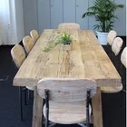 Slab Antique Wood Table Asian Antique Reclaimed Wood Slab Tables