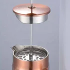 Coffee French Coffee Maker Stainless Steel Double Wall Portable Maker French Press Copper Coffee Press