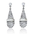 2018 Fashion Jewelry Briolette Crystal Drop Earrings Wedding