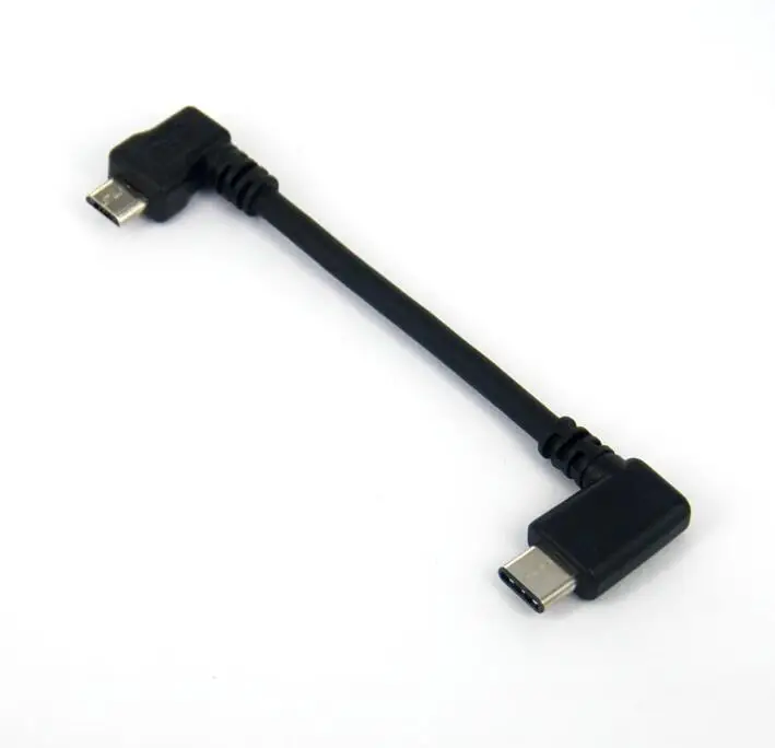 verzoek Gevoelig voor Onveilig Custom 10cm Black Left Angle Micro Usb To Type C Otg Cable - Buy Otg  Cable,Type C Otg Cable,Micro Usb To Type C Otg Cable Product on Alibaba.com