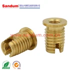 M2 M3 M4 M5 Self Tapping Thread Slotted Cutting Holes Inserts For Metal