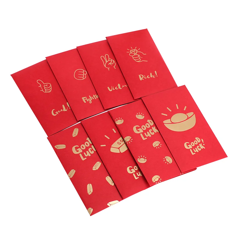 500× RED PACKET Red Envelope Chinese New Year Lucky Money Hongbao 恭喜发财 97×66mm 
