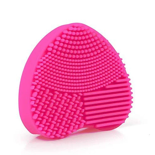 Hot Selling Soft Silicone Face Scrubber, High Quality Facial Makeup Silicone Brush Cleaner