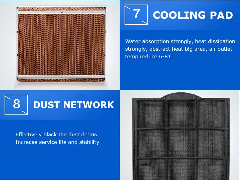 Custom Stubby Air Cooler, 18000cmh, 18000m³ - detail 36