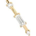 Engagement Gemnel S925 Silver Gemstone Gold Jewelry Design Engagement Baguette Rings