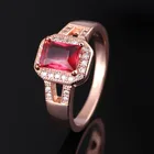 2018 best jodha akbar red color crystal stone big size jade women model gemstone ring