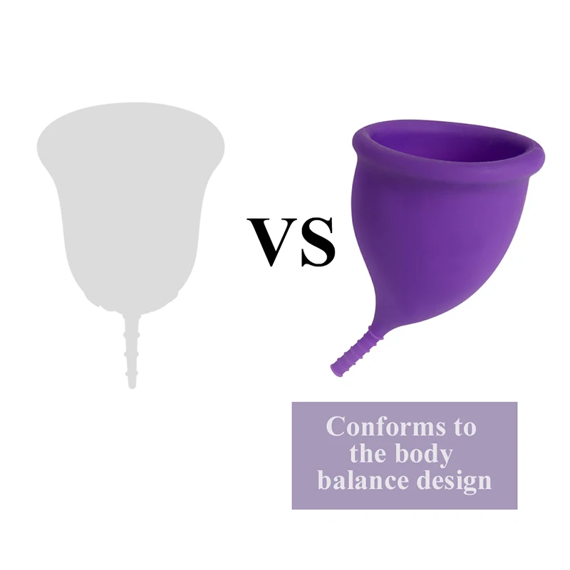 Aeiou Reusable Medical Grade Silicone Menstrual Cup Feminine Hygiene 