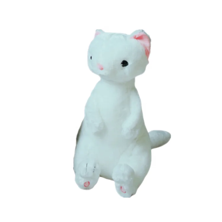 white ferret soft toy