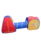 Tent Tunnel Customized Size 2 In 1 Kids Play Tent With Tunnel