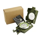 Compass Wholesale Survival Camping Prismatic Compass Multifunctional Military Compass Brunton Compass